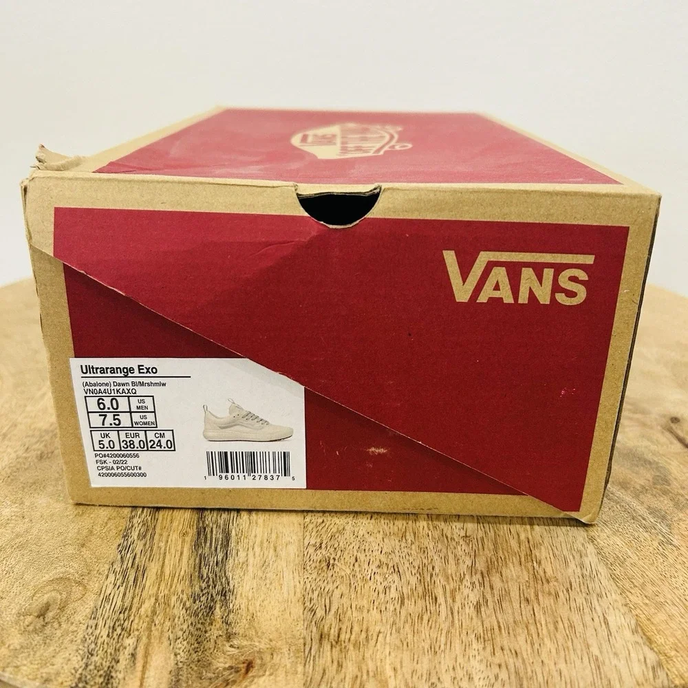 Vans ULTRARANGE EXO SHOE IN ABALONE DAWN BLUE AND MARSHMALLOW Women's 7.5 New